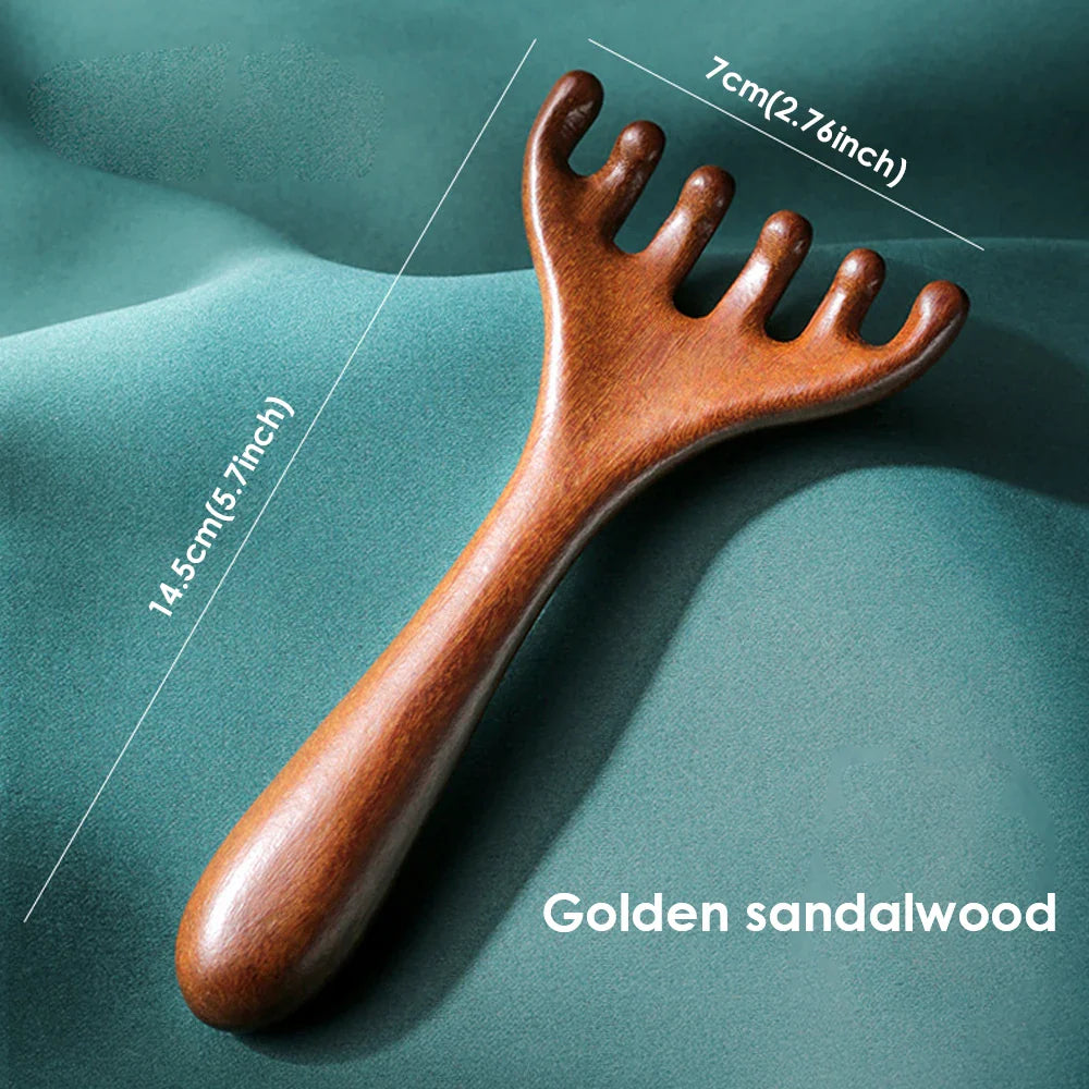 Wooden Serenity Scalp Massager