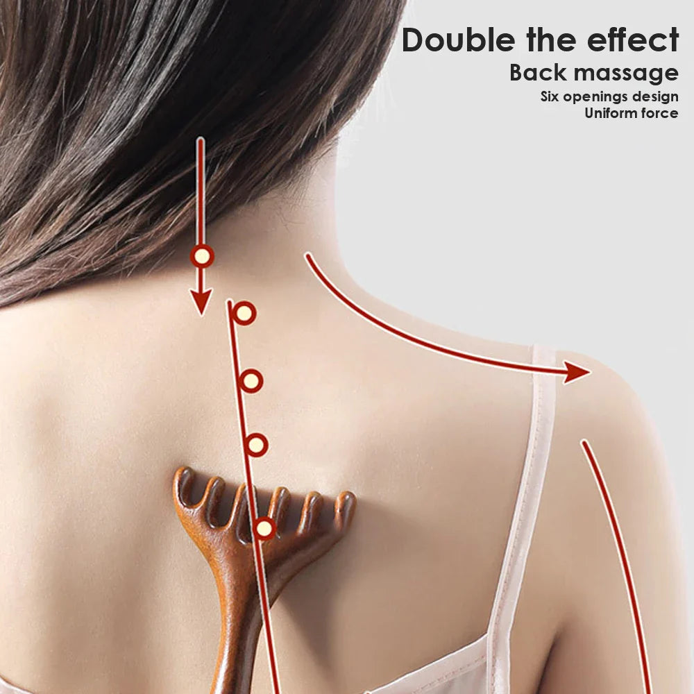 Wooden Serenity Scalp Massager