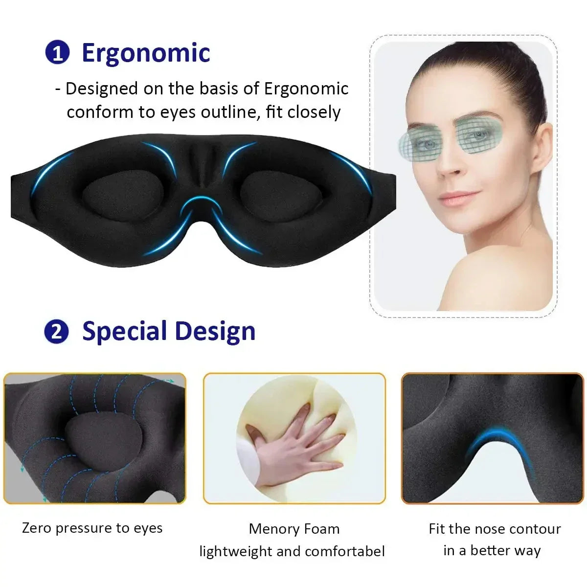 Comfort Sleep 3D Eye Mask