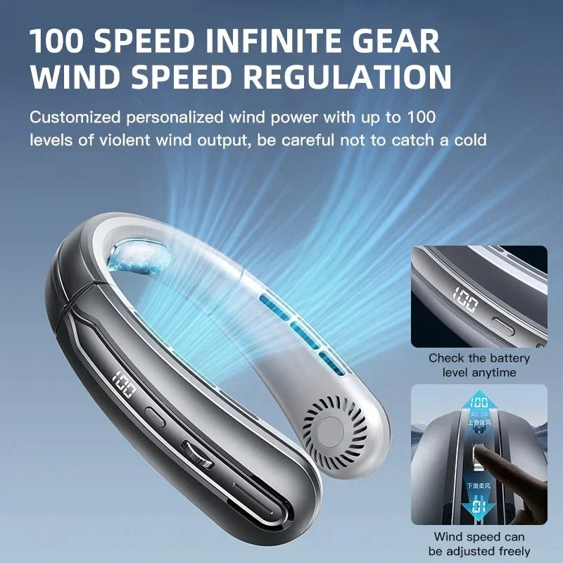 Bladeless Neck Cooler Fan