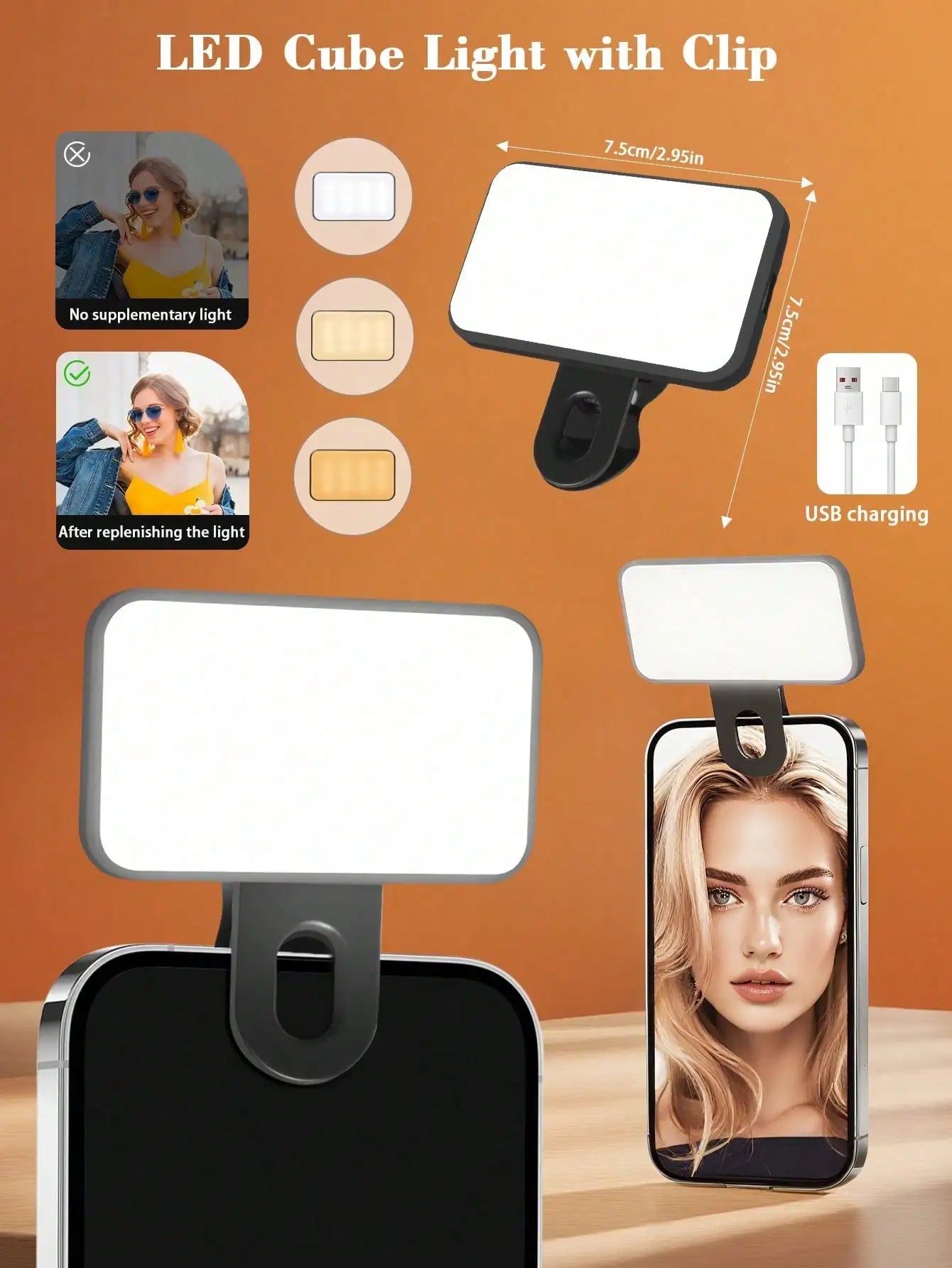 Portable Selfie Glow Light